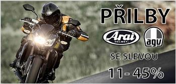 Přilby Arai a AGV se slevou až -45%